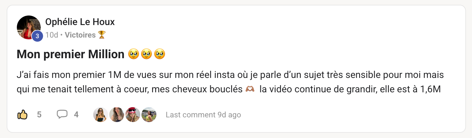 Témoignage — Ophélie : mon premier million de vues